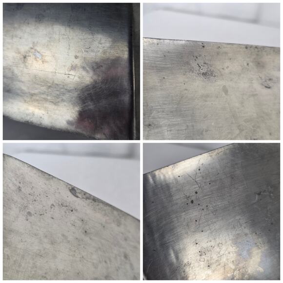 Vintage Gorham Pewter Candle Stick and Console Centerpiece Bowl Set Silver Toned - Picture 8 of 9